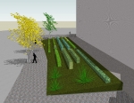 Estudio Ambiental, diseño paisajístico Almacén Éxito Cedritos